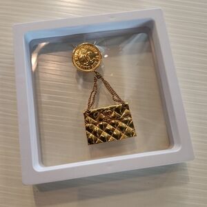 Chanel Cocomark Metalase Brooch